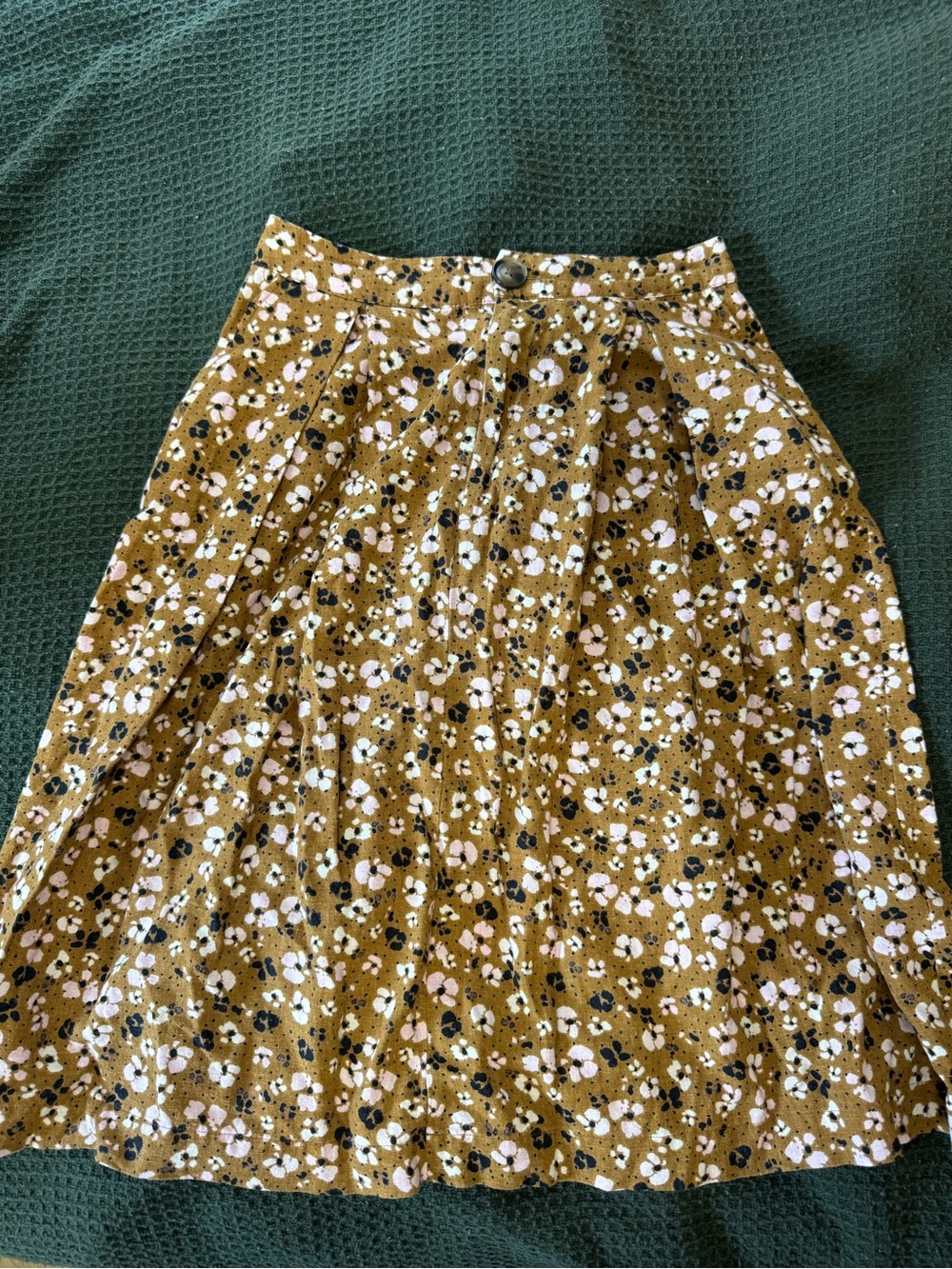 Who What Wear Floral A-Line Skirt